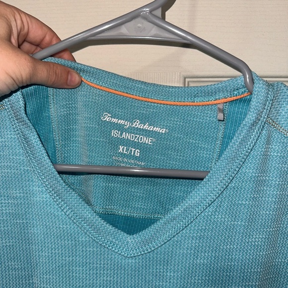 Tommy Bahama Blue Short Sleeve Tee - Picture 3 of 3